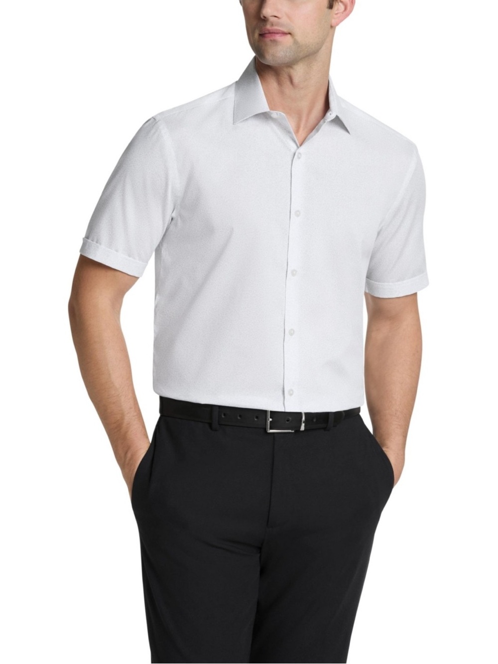Van Heusen Men's Slim Fit Short Sleeve NWT